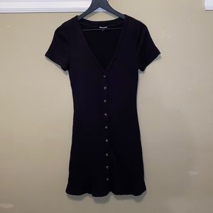 Billabong Button Down Black Dress